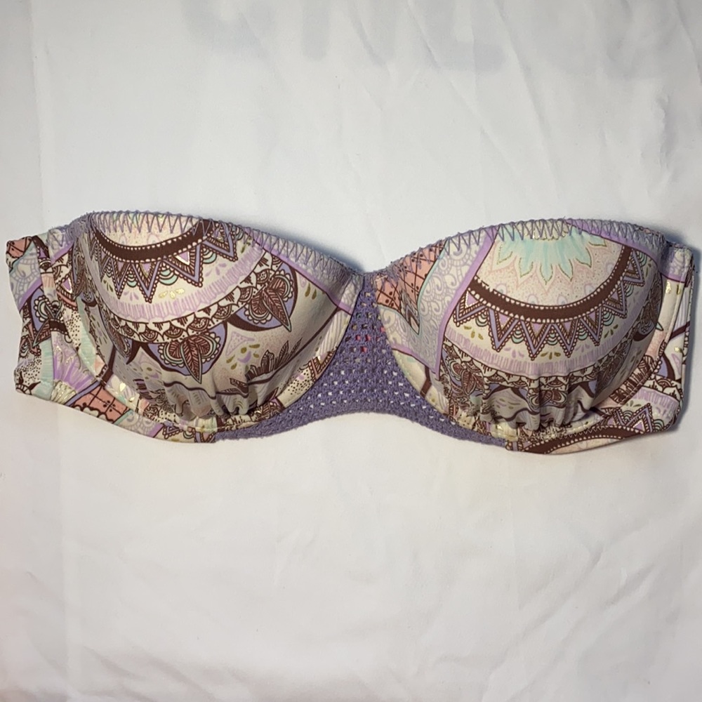 Vs - Patterned Strapless Bikini Set - image 5